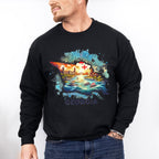Colorful Georgia Design - States & Cities Unisex Crewneck T-Shirt Sweatshirt Hoodie