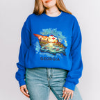 Colorful Georgia Design - States & Cities Unisex Crewneck T-Shirt Sweatshirt Hoodie