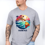 Colorful Hawaii Design - States & Cities Unisex Crewneck T-Shirt Sweatshirt Hoodie
