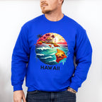 Colorful Hawaii Design - States & Cities Unisex Crewneck T-Shirt Sweatshirt Hoodie