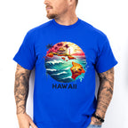 Colorful Hawaii Design - States & Cities Unisex Crewneck T-Shirt Sweatshirt Hoodie