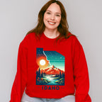 Colorful Idaho Design - States & Cities Unisex Crewneck T-Shirt Sweatshirt Hoodie