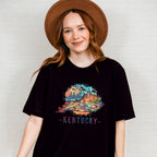 Colorful Kentucky Design - States & Cities Unisex Crewneck T-Shirt Sweatshirt Hoodie