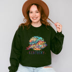 Colorful Kentucky Design - States & Cities Unisex Crewneck T-Shirt Sweatshirt Hoodie