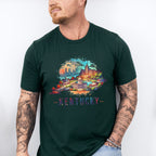 Colorful Kentucky Design - States & Cities Unisex Crewneck T-Shirt Sweatshirt Hoodie