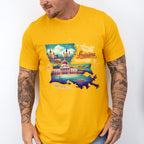 Colorful Louisiana Design - States & Cities Unisex Crewneck T-Shirt Sweatshirt Hoodie