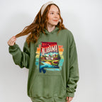 Colorful Alabama Design - States & Cities Unisex Crewneck T-Shirt Sweatshirt Hoodie
