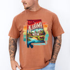 Colorful Alabama Design - States & Cities Unisex Crewneck T-Shirt Sweatshirt Hoodie
