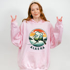 Colorful Alaska Design - States & Cities Unisex Crewneck T-Shirt Sweatshirt Hoodie