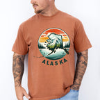 Colorful Alaska Design - States & Cities Unisex Crewneck T-Shirt Sweatshirt Hoodie