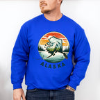 Colorful Alaska Design - States & Cities Unisex Crewneck T-Shirt Sweatshirt Hoodie