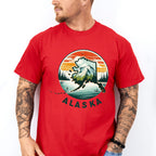 Colorful Alaska Design - States & Cities Unisex Crewneck T-Shirt Sweatshirt Hoodie