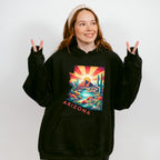 Colorful Arizona Design - States & Cities Unisex Crewneck T-Shirt Sweatshirt Hoodie