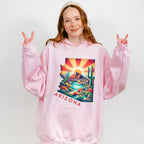 Colorful Arizona Design - States & Cities Unisex Crewneck T-Shirt Sweatshirt Hoodie