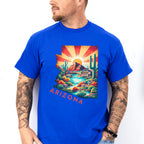 Colorful Arizona Design - States & Cities Unisex Crewneck T-Shirt Sweatshirt Hoodie