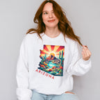 Colorful Arizona Design - States & Cities Unisex Crewneck T-Shirt Sweatshirt Hoodie