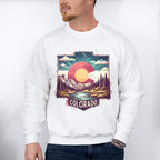 Colorful Colorado Design - States & Cities Unisex Crewneck T-Shirt Sweatshirt Hoodie
