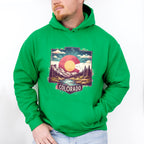 Colorful Colorado Design - States & Cities Unisex Crewneck T-Shirt Sweatshirt Hoodie