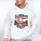 Colorful Colorado Design - States & Cities Unisex Crewneck T-Shirt Sweatshirt Hoodie