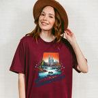 Colorful Connecticut Design - States & Cities Unisex Crewneck T-Shirt Sweatshirt Hoodie