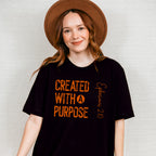 Created With A Purpose - Christianity Unisex Crewneck T-Shirt Sweatshirt Hoodie