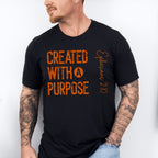 Created With A Purpose - Christianity Unisex Crewneck T-Shirt Sweatshirt Hoodie