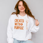 Created With A Purpose - Christianity Unisex Crewneck T-Shirt Sweatshirt Hoodie