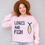 Five Loaves And Two Fish - Christianity Unisex Crewneck T-Shirt Sweatshirt Hoodie