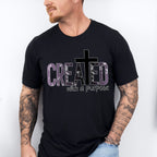 Created With A Purpose - Christianity Unisex Crewneck T-Shirt Sweatshirt Hoodie