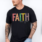 Faith Over Fear Colorful Design - Christianity Unisex Crewneck T-Shirt Sweatshirt Hoodie