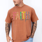 Faith Over Fear Colorful Design - Christianity Unisex Crewneck T-Shirt Sweatshirt Hoodie