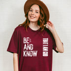 Be Still And Know That I Am God - Christianity Unisex Crewneck T-Shirt Sweatshirt Hoodie