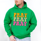 Pray Pray Pray - Christianity Unisex Crewneck T-Shirt Sweatshirt Hoodie