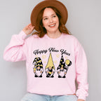 Happy New Year Gnomies - New Years Unisex Crewneck T-Shirt Sweatshirt Hoodie
