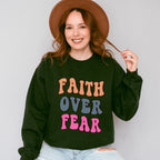 Faith Love Fear - Christianity Unisex Crewneck T-Shirt Sweatshirt Hoodie