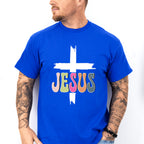 Jesus Cross Design - Christianity Unisex Crewneck T-Shirt Sweatshirt Hoodie
