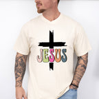 Jesus Cross Design - Christianity Unisex Crewneck T-Shirt Sweatshirt Hoodie
