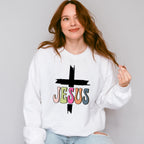 Jesus Cross Design - Christianity Unisex Crewneck T-Shirt Sweatshirt Hoodie