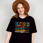 Blessed Colorful Design - Christianity Unisex Crewneck T-Shirt Sweatshirt Hoodie