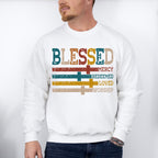 Blessed Colorful Design - Christianity Unisex Crewneck T-Shirt Sweatshirt Hoodie