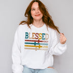 Blessed Colorful Design - Christianity Unisex Crewneck T-Shirt Sweatshirt Hoodie