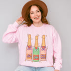 Sip Sip Hoo Ray! Champagne Design - New Years Unisex Crewneck T-Shirt Sweatshirt Hoodie
