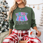Merry Christmas Trees - Christmas Unisex Crewneck T-Shirt Sweatshirt Hoodie