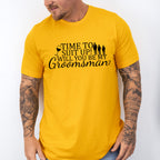 Time To Suit Up Will You Be My Groomsman - Bachelor Unisex Crewneck T-Shirt Sweatshirt Hoodie