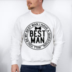 Best Man Bow Tie Design - Bachelor Unisex Crewneck T-Shirt Sweatshirt Hoodie