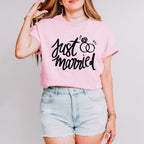 Just Married Ring Design - Honeymoon Unisex Crewneck T-Shirt Sweatshirt Hoodie