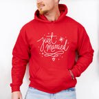 Just Married Star Design - Honeymoon Unisex Crewneck T-Shirt Sweatshirt Hoodie