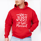 We Just Got Married Diamond Design - Honeymoon Unisex Crewneck T-Shirt Sweatshirt Hoodie