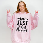 We Just Got Married Diamond Design - Honeymoon Unisex Crewneck T-Shirt Sweatshirt Hoodie