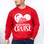 Honeymoon Cruise Heart Design - Honeymoon Unisex Crewneck T-Shirt Sweatshirt Hoodie
